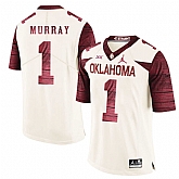 Oklahoma Sooners 1 Kyler Murray White 47 Game Winning Streak College Football Jersey Dzhi,baseball caps,new era cap wholesale,wholesale hats